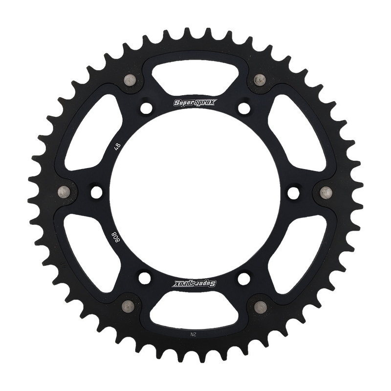 Reťazová rozeta SUPERSPROX STEALTH čierna 48T, 520