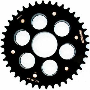 Rear sprocket STEALTH with alloy disc SUPERSPROX STEALTH with alloy disc čierna 40T, 520