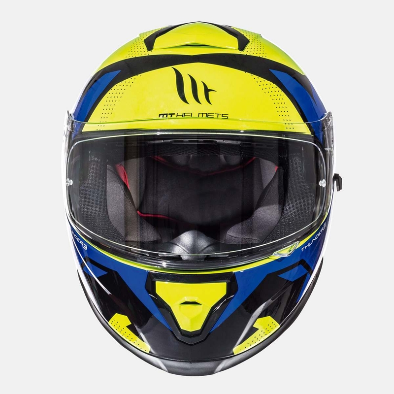 Integrálna prilba na motocykel MT Thunder 3 SV Torn fluorescenčno-žlto-modrá výpredaj