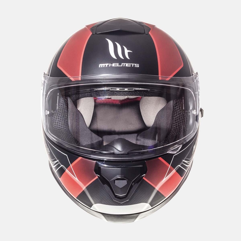 Integrálna prilba na motocykel MT Thunder 3 SV Trace čierna matná-červená