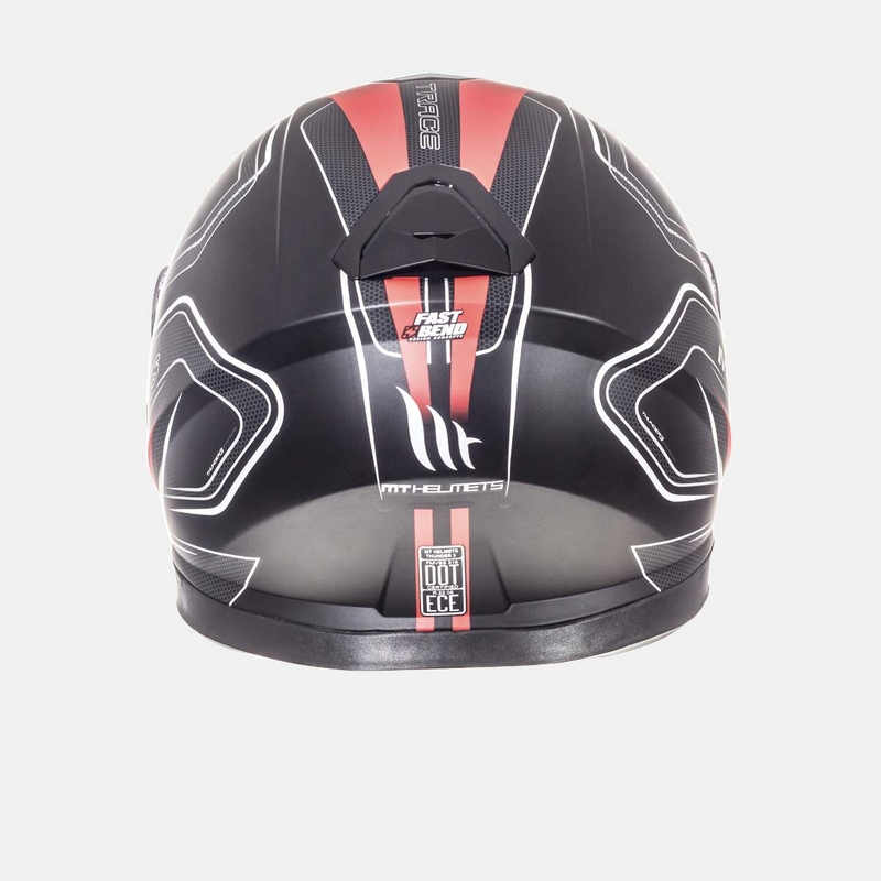 Integrálna prilba na motocykel MT Thunder 3 SV Trace čierna matná-červená