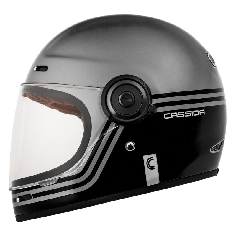 Integrálna prilba na motocykel Cassida Fibre Super Hooligan čierno-šedá