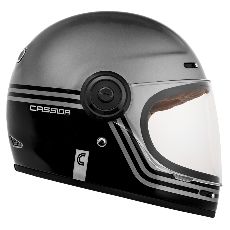 Integrálna prilba na motocykel Cassida Fibre Super Hooligan čierno-šedá