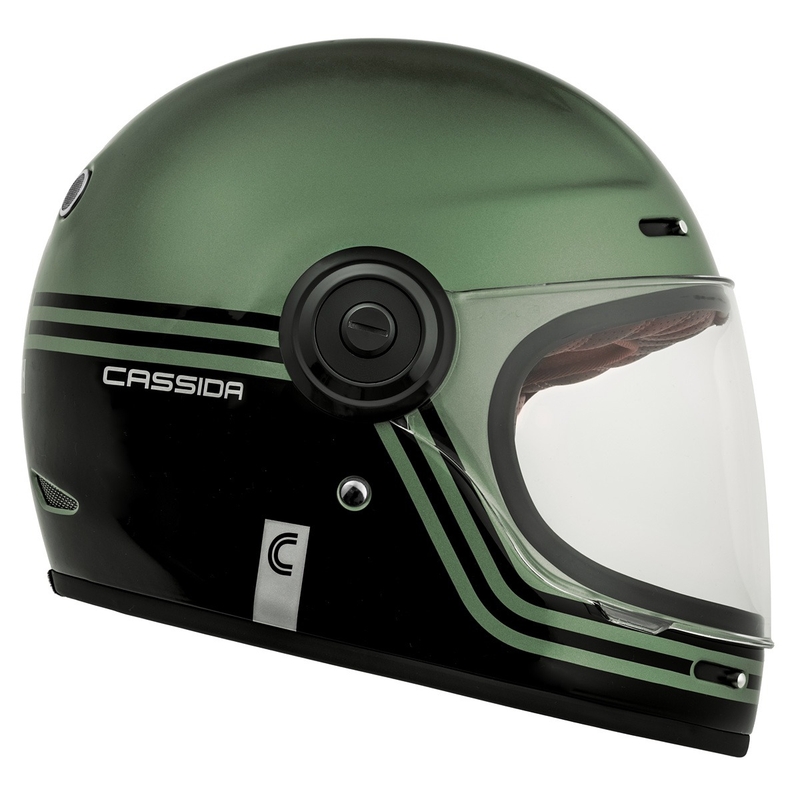 Integrálna prilba na motocykel Cassida Fibre Super Hooligan čierno-zelená výpredaj