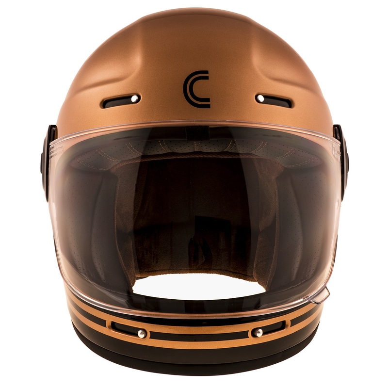 Integrálna prilba na motocykel Cassida Fibre Super Hooligan čierno-medená výpredaj