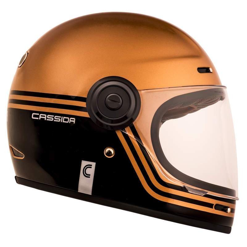 Integrálna prilba na motocykel Cassida Fibre Super Hooligan čierno-medená výpredaj
