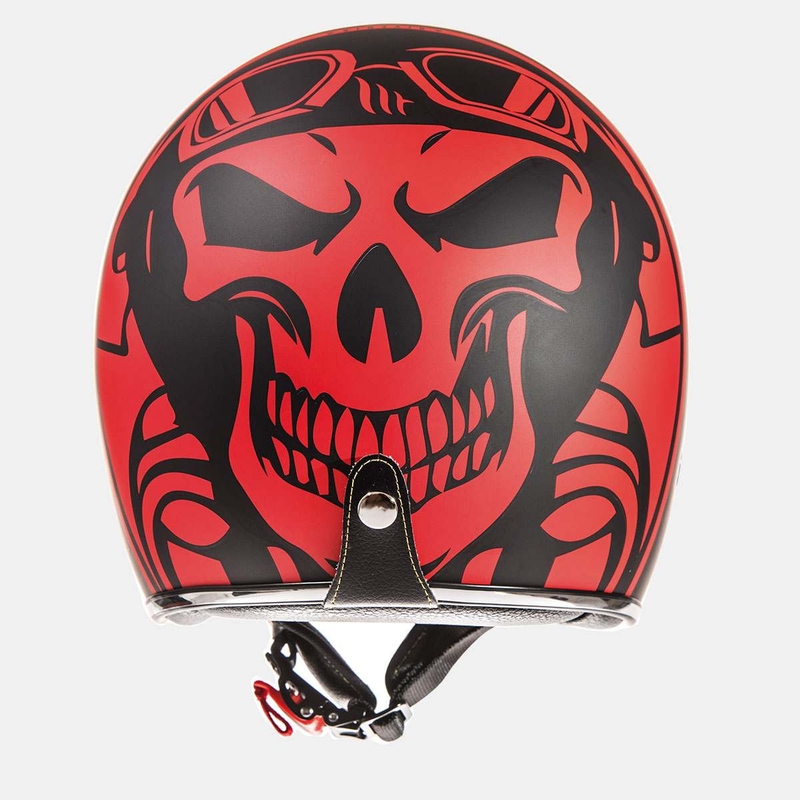 Prilba na motocykel otvorená MT LeMans SV Divenire červená matná výpredaj