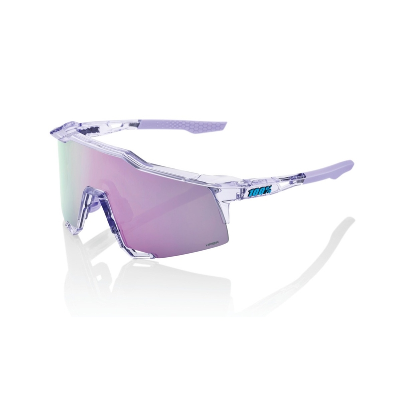 Slnečné okuliare 100 % SPEEDCRAFT Polished Lavender fialové (fialové sklo)