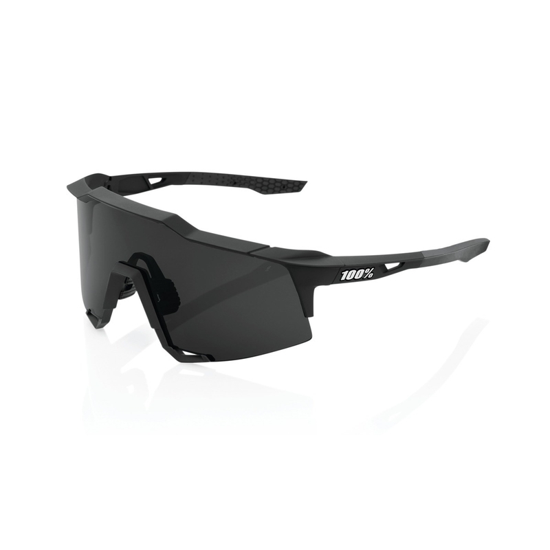 Slnečné okuliare 100 % SPEEDCRAFT Soft Tact Black čierne (tmavé sklo)