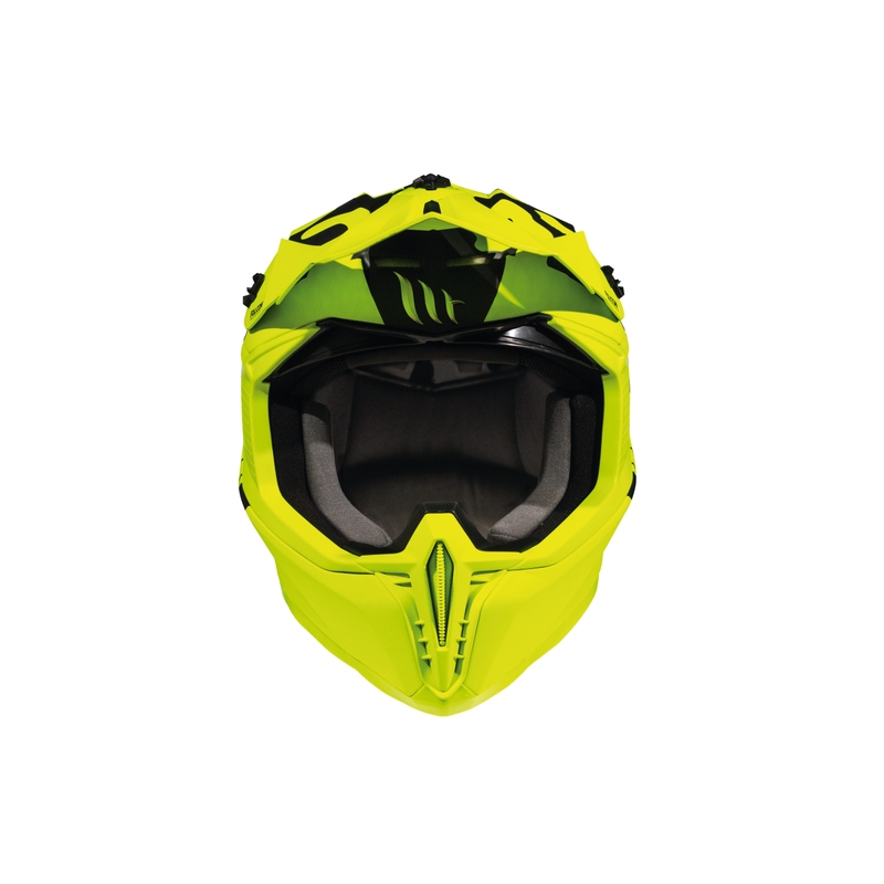 Motokrosová prilba MT Falcon Karson fluo žltá matná