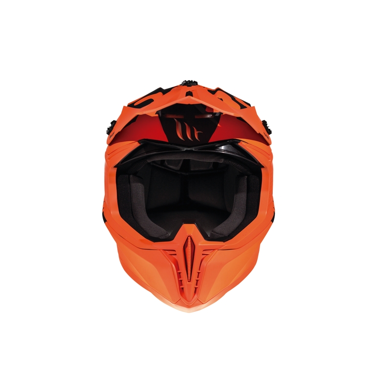 Motokrosová prilba MT Falcon Karson fluo oranžová matná