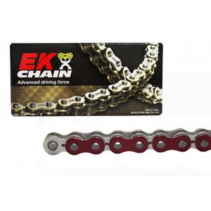 QX-krúžková reťaz -Made in JAPAN EK 520 SRX2 112 L metalická červená výpredaj