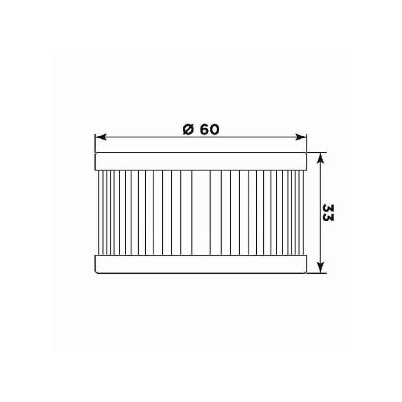 Olejový filter MIW (alt. HF136)