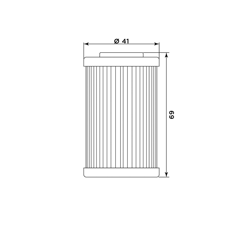 Olejový filter MIW (alt. HF655)