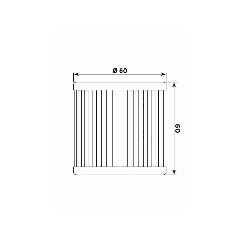 Olejový filter MIW (alt. HF681)