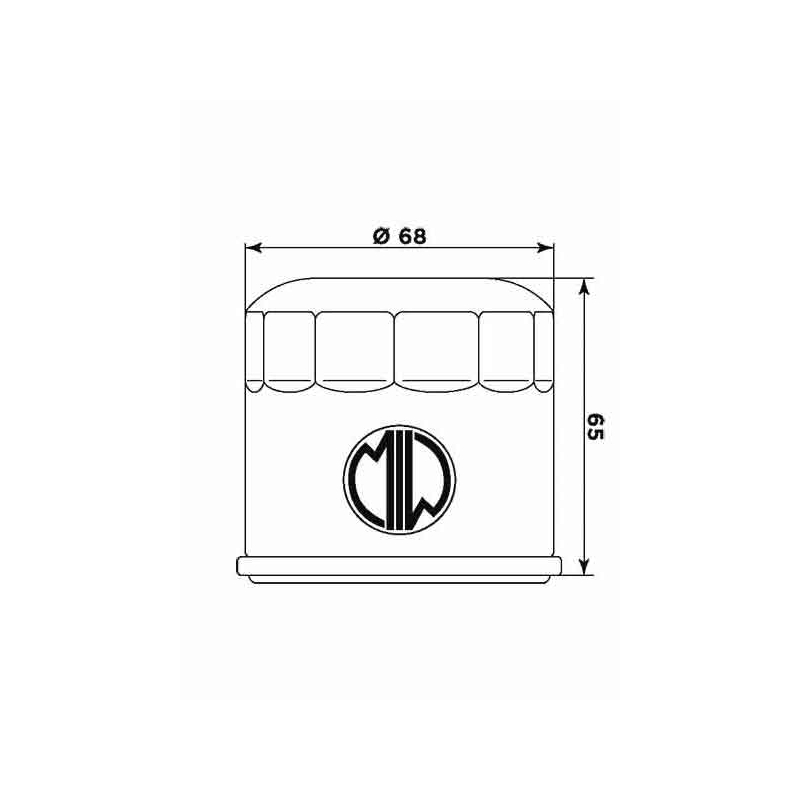 Olejový filter MIW (alt. HF975)