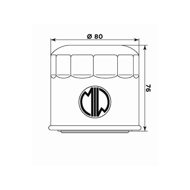Olejový filter MIW (alt. HF134)
