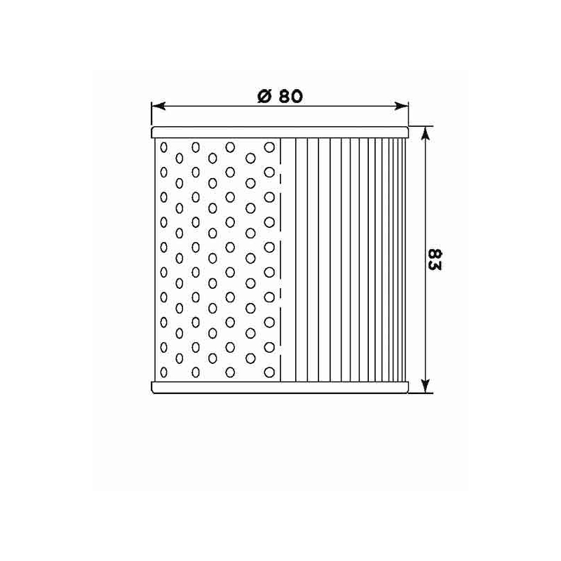 Olejový filter MIW (alt. HF126)