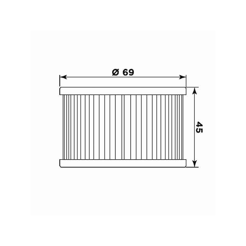 Olejový filter MIW (alt. HF111)