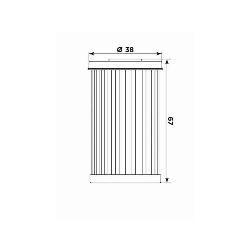 Olejový filter MIW (alt. HF169)