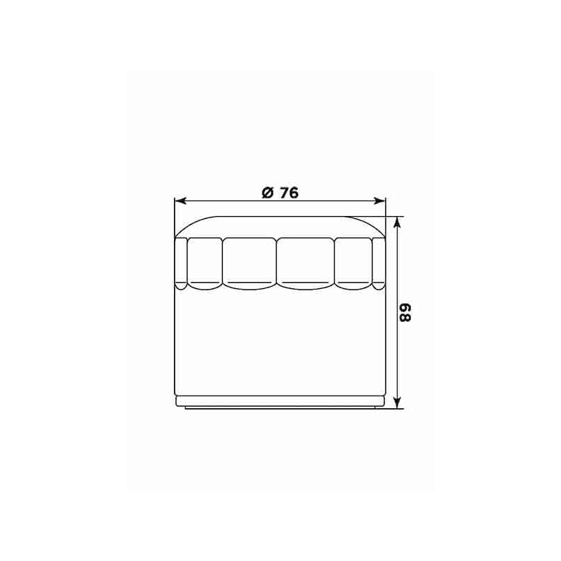 Olejový filter MIW (alt. HF172C)