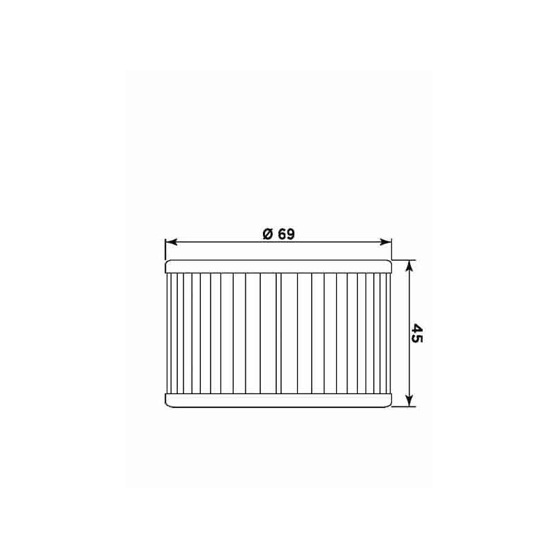 Olejový filter MIW (alt. HF561)