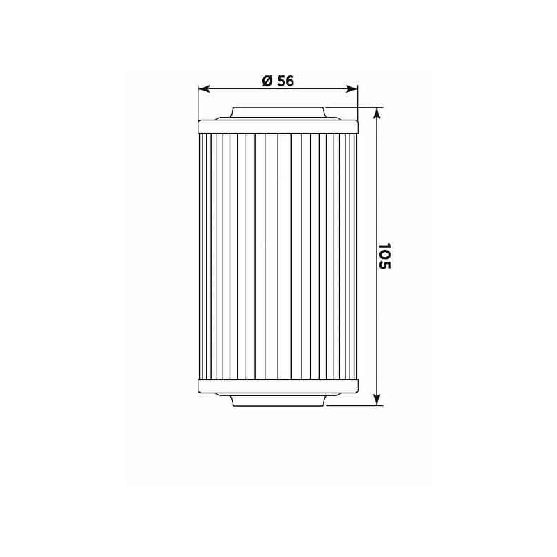 Olejový filter MIW (alt. HF556)