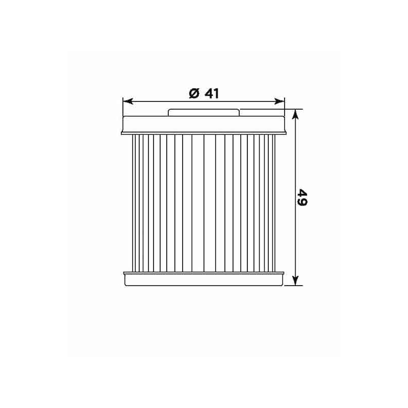 Olejový filter MIW (alt. HF168)