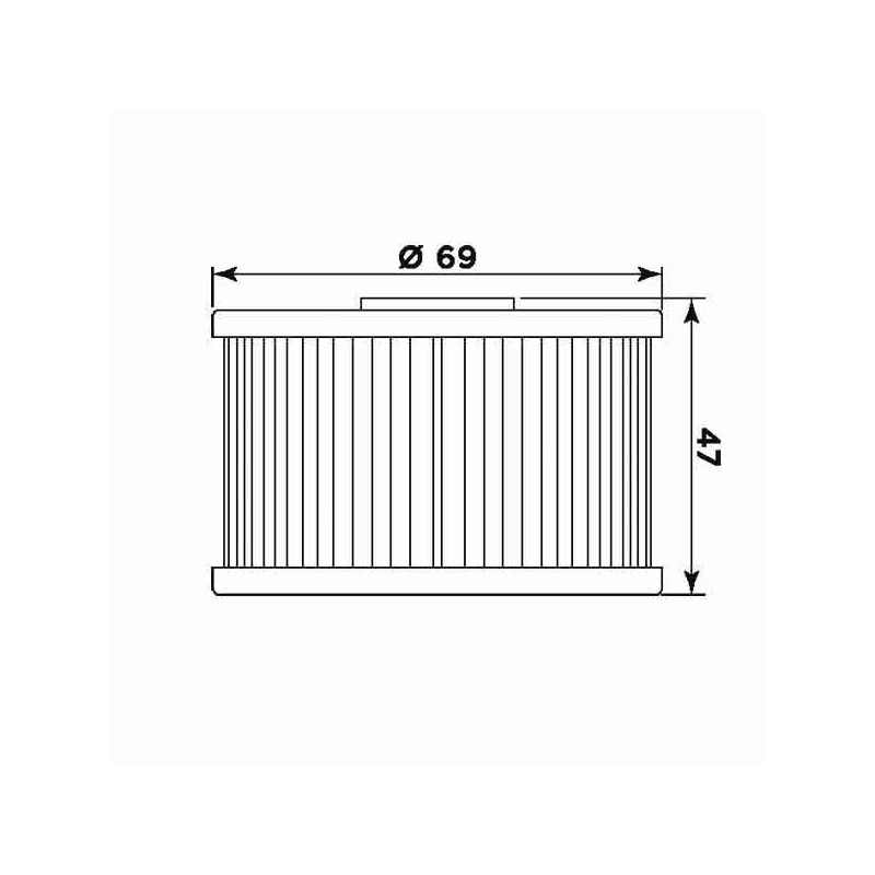 Olejový filter MIW (alt. HF114)
