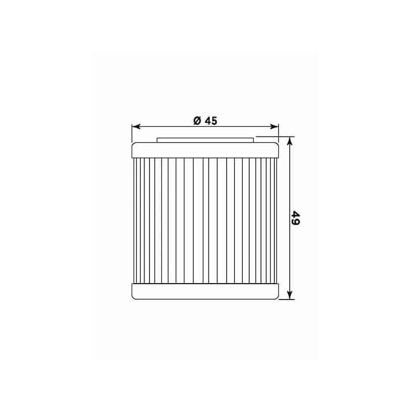Olejový filter MIW (alt. HF563)