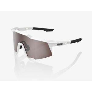 Slnečné okuliare 100 % SPEEDCRAFT bielo-šedé (HIPER strieborné sklo)