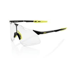 Slnečné okuliare 100 % HYPERCRAFT Gloss Black čierno-žlté (fotochromatické sklo)