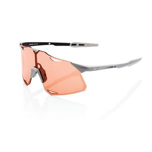 Slnečné okuliare 100 % HYPERCRAFT Matte Stone Grey šedé (HIPER ružové sklo)