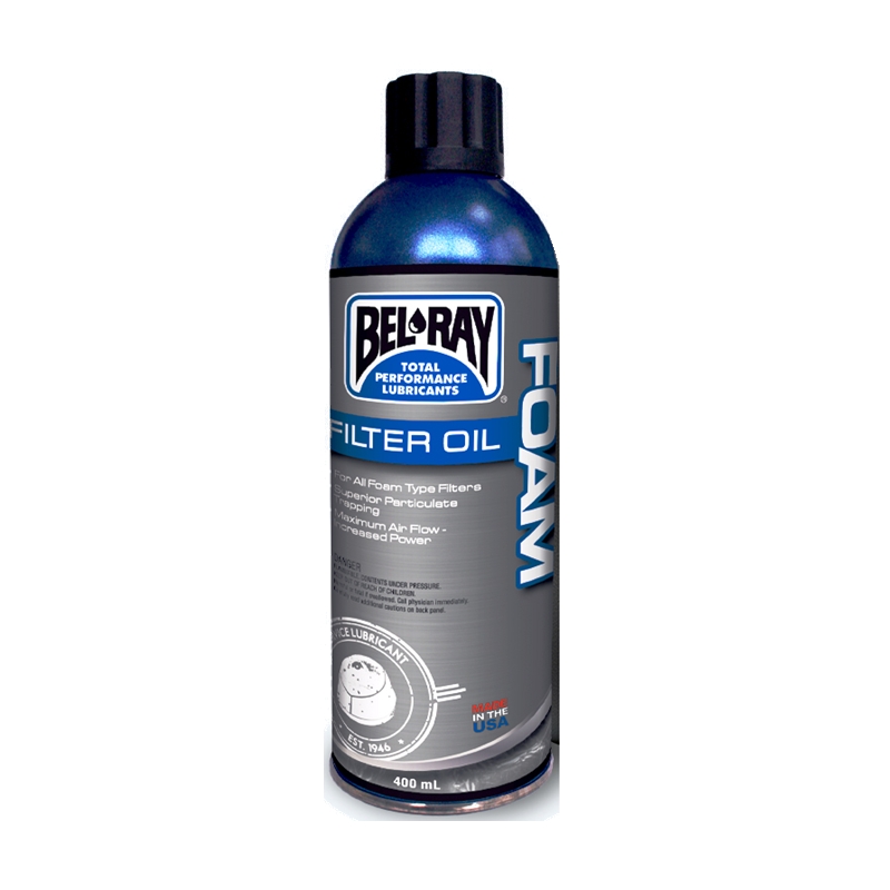 Olej na filtre Bel-Ray FOAM FILTER OIL (400 ml sprej)