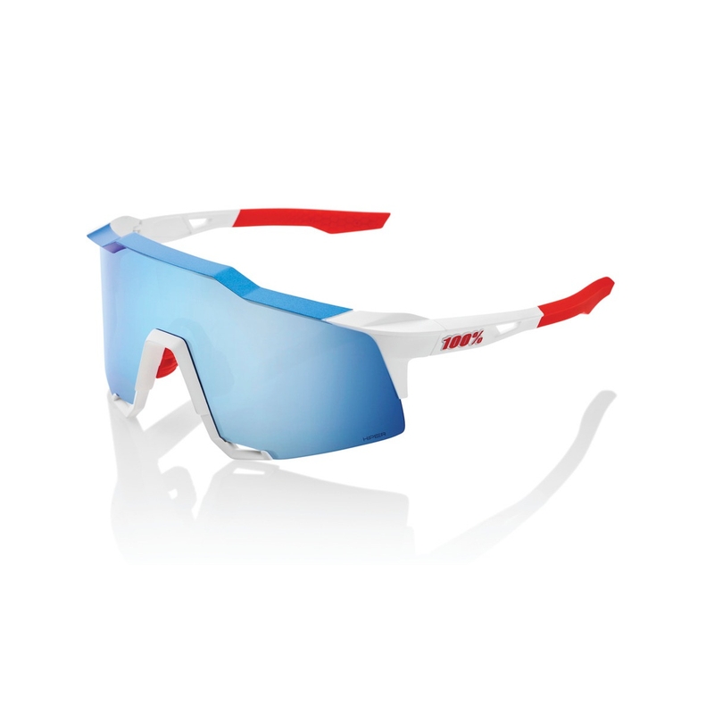 Slnečné okuliare 100 % SPEEDCRAFT TotalEnergies Team červeno-bielo-modré (HIPER modré sklo)