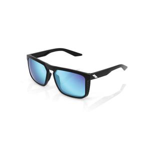 Slnečné okuliare 100 % RENSHAW čierne (modré sklá)