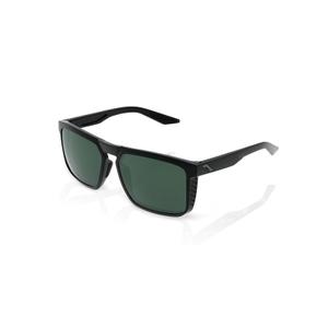 Slnečné okuliare 100 % RENSHAW čierne (zelené sklá)