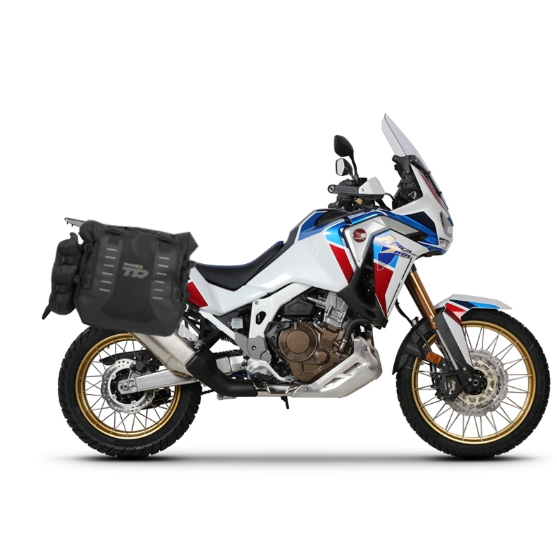 Kompletná sada sedlových brašní SHAD TERRA TR40 adventure vrátane montážnej sady SHAD HONDA CRF 1100 Africa Twin