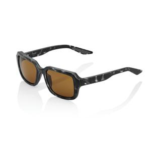 Slnečné okuliare 100 % RIDELEY Matte Black Havana sivé (bronzové sklá)