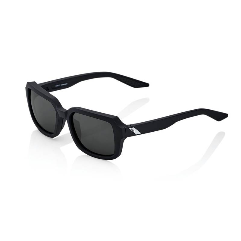 Slnečné okuliare 100 % RIDELEY Soft Tact Black čierne (sivé sklá)