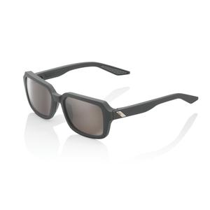 Slnečné okuliare 100 % RIDELEY Soft Tact Cool Grey sivé (HIPER strieborné sklá)