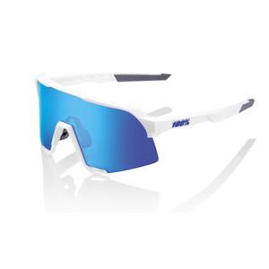 Slnečné okuliare 100 % S3 Matte White biele (HIPER modré sklo)