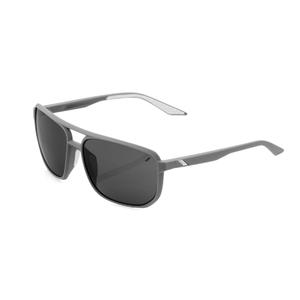 Slnečné okuliare 100 % KONNOR sivé (čierne sklá)