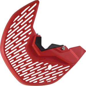 Kryt predného brzdového kotúča so spodným krytom vidlice POLISPORT 8158600003 červená