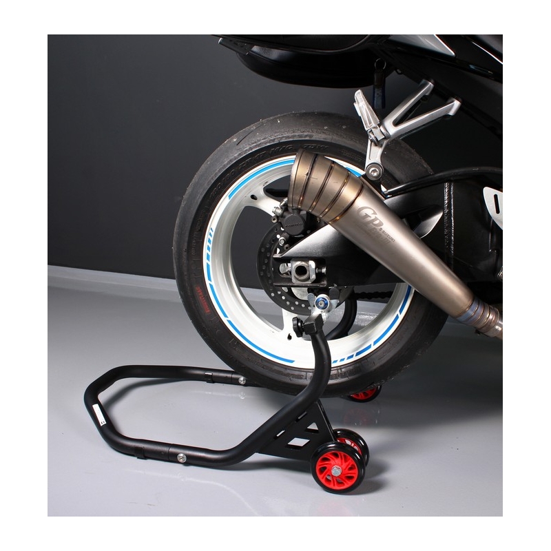 Sada moto stojanov R-TOOL EVO (predné + zadné s kolieskami)