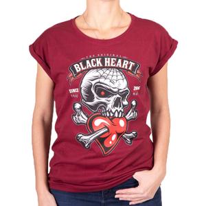Dámske tričko Black Heart Lover Ext červené