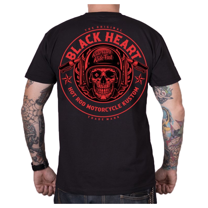 Pánske tričko Black Heart Hellman čierne