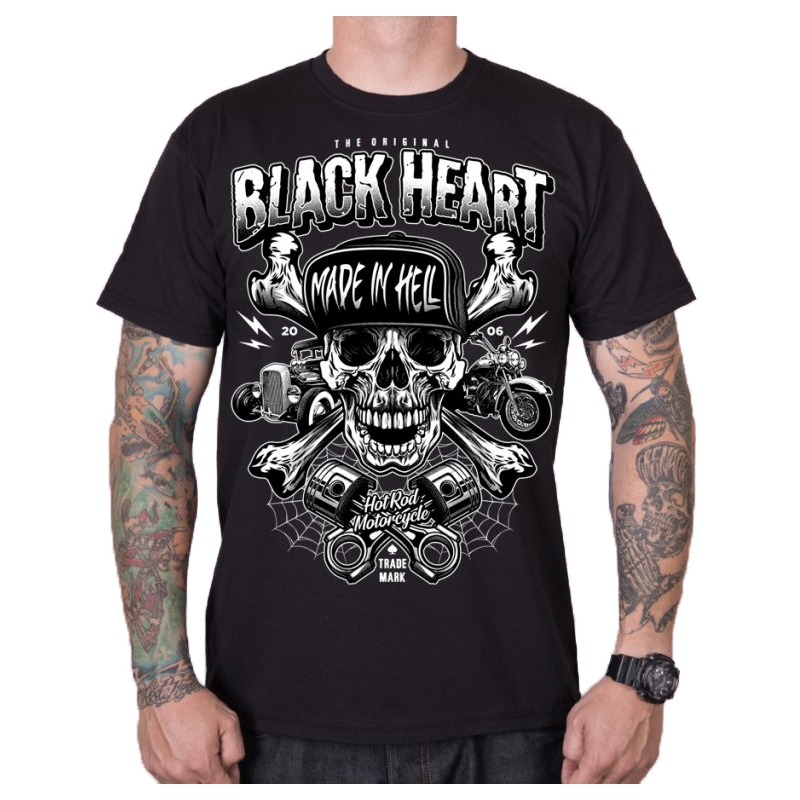 Pánske tričko Black Heart Sinner čierne