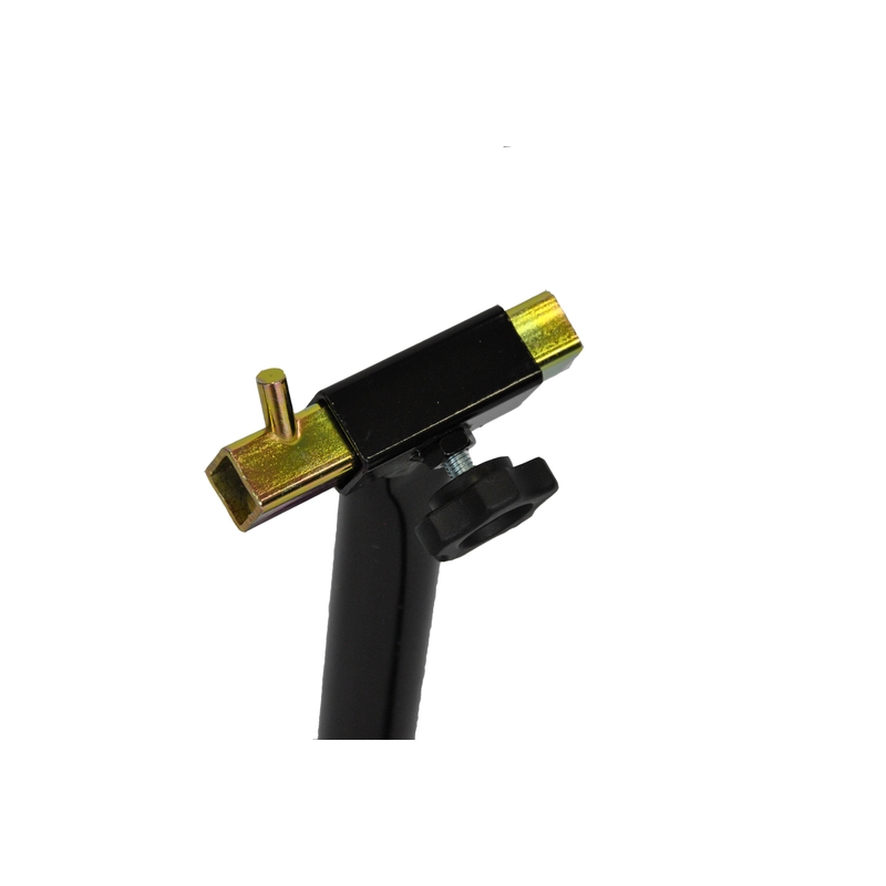 Sada moto stojanov predný + zadný s kolieskami - čierny - II. akosť