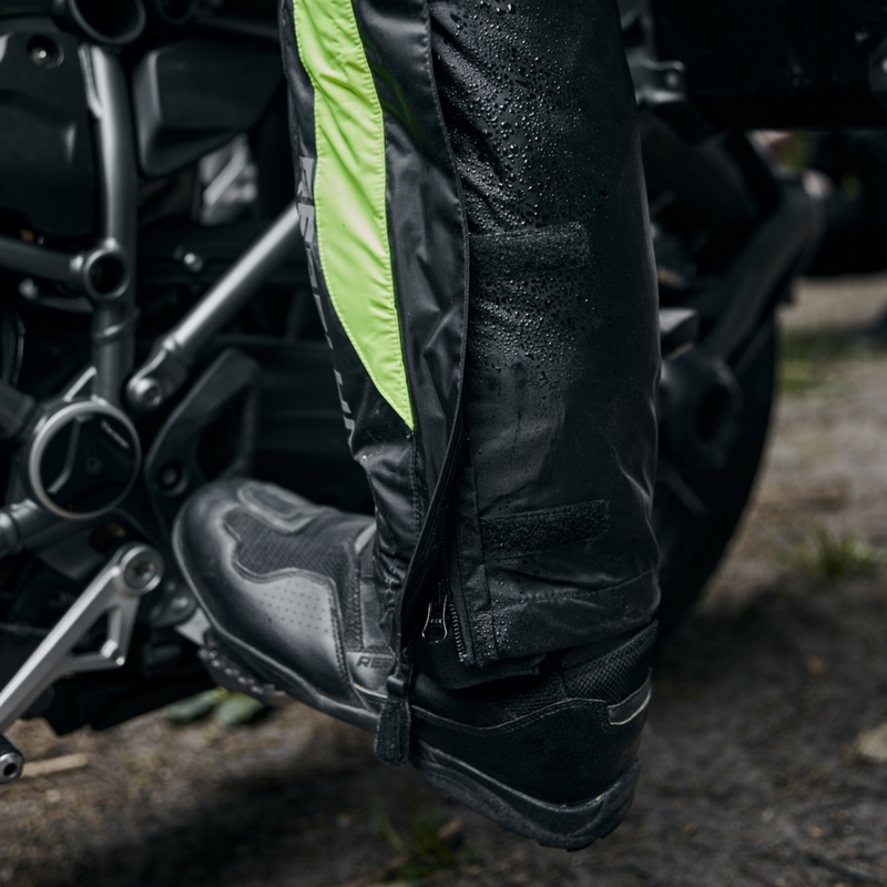 Moto nohavice do dažďa Rebelhorn Patrol fluo žlto-čierne